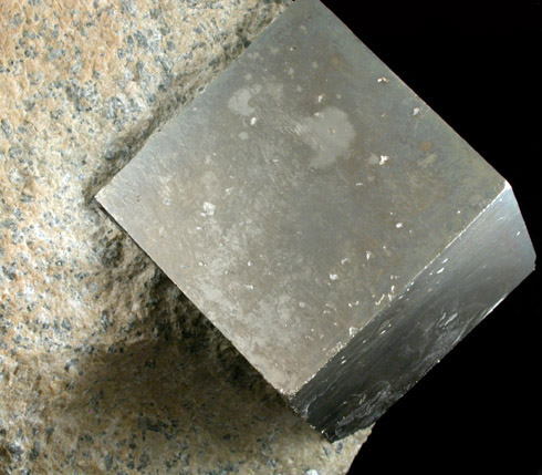 Pyrite in matrix from Logrono, Ambassaguas, Spain