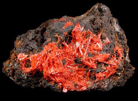 Crocoite from Adelaide Mine, Dundas, Tasmania, Australia