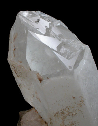 Quartz with Calcite from Lyndhurst Mine, near Black Rapids, Ontario, Canada