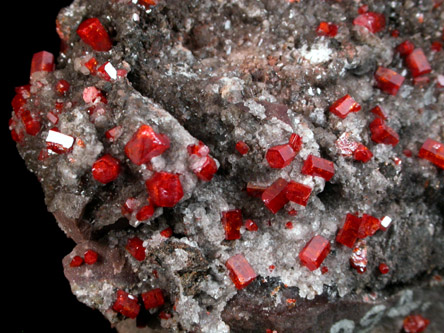 Vanadinite from (Hamburg Mine), Yuma County, Arizona