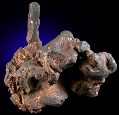 Copper (crystallized) from Mass Mine, Keweenaw Peninsula Copper District, Michigan