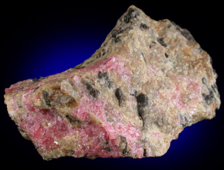Rhodonite, Manganaxinite, Phlogopite from Franklin Mining District, Sussex County, New Jersey