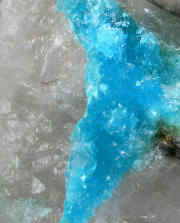 Turquoise Crystals on Quartz from Bishop Mine, Lynch Station, Campbell County, Virginia