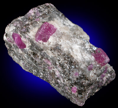 Corundum var. Ruby from Mysuru (formerly Mysore), Karnataka, India