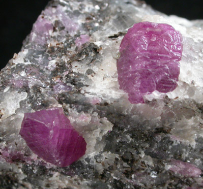 Corundum var. Ruby from Mysuru (formerly Mysore), Karnataka, India