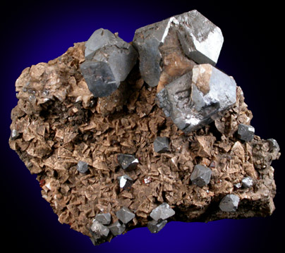 Galena and Dolomite from Tri-State Lead-Zinc Mining District, near Joplin, Jasper County, Missouri