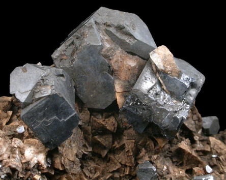 Galena and Dolomite from Tri-State Lead-Zinc Mining District, near Joplin, Jasper County, Missouri