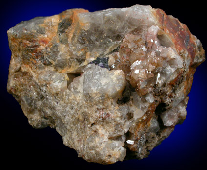 Scheelite, Quartz, Fluorite from Zinnwald-Cnovec District, Erzgebirge, Saxony-Bohemia border region, Germany-Czech Republic