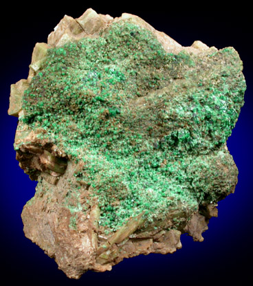 Grossular Garnet on Diopside from Wakefield Township, Qubec, Canada