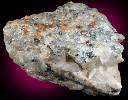 Molybdenite in Quartz from Schlaggenwald, Horni Slavkov, Bohemia, Czech Republic
