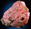 Rhodochrosite with Pyrite from John Reed Mine, Alicante District, Lake County, Colorado