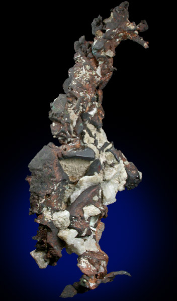 Copper (crystallized) from Keweenaw Peninsula Copper District, Michigan