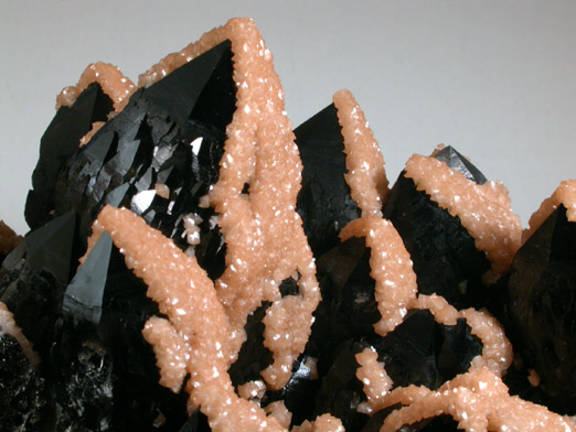 Quartz var. Smoky with Dolomite from Cavnic Mine (Kapnikbanya), Maramures, Romania