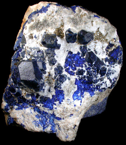 Lazurite var. Lapis Lazuli from Sar-e-Sang, Kokscha Valley, Badakshan, Afghanistan (Type Locality for Lazurite)