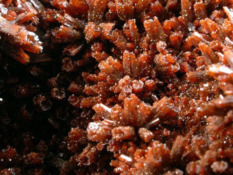 Vanadinite var. Endlichite from Ahumada Mine, Sierra de Los Lamentos, Chihuahua, Mexico