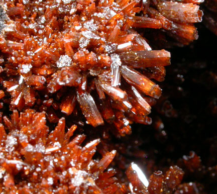 Vanadinite var. Endlichite from Ahumada Mine, Sierra de Los Lamentos, Chihuahua, Mexico