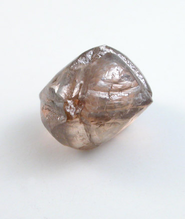 Diamond (0.93 carat brown complex crystal) from Mwadui, Shinyanga, Tanzania