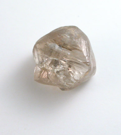 Diamond (0.86 carat brown complex crystal) from Mirny, Republic of Sakha (Yakutia), Siberia, Russia