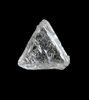 Diamond (0.51 carat macle, twinned crystal) from Roraima Mine, Roraima (near the Venezuela border), Brazil