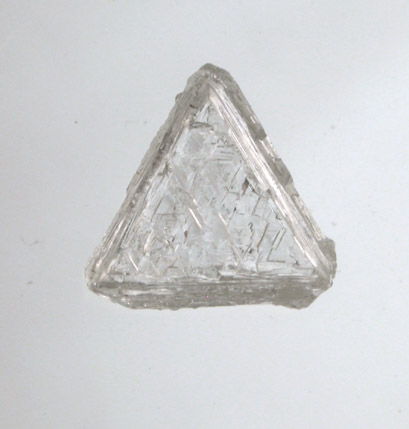 Diamond (0.51 carat macle, twinned crystal) from Roraima Mine, Roraima (near the Venezuela border), Brazil