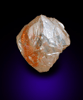 Diamond (3.05 carat yellow-orange complex crystal) from Birum River, Western Province, Ghana