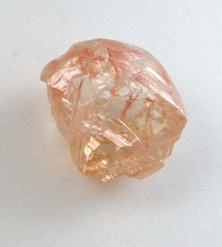 Diamond (3.05 carat yellow-orange complex crystal) from Birum River, Western Province, Ghana