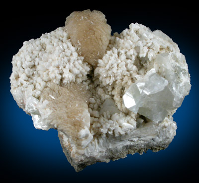 Stilbite, Laumontite, Apophyllite from Upper New Street Quarry, Paterson, Passaic County, New Jersey
