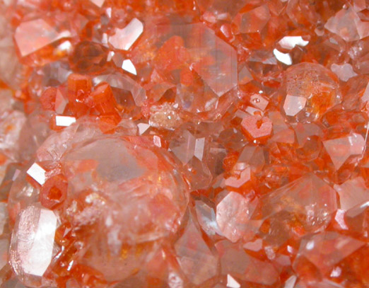 Vanadinite and Calcite from Apex Mine, San Carlos, Manuel Benavides, Chihuahua, Mexico