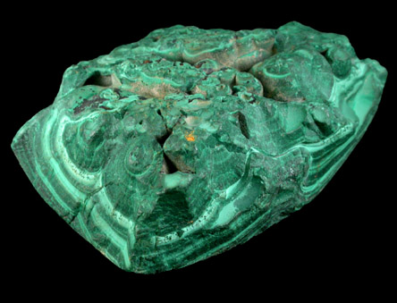 Malachite from Katanga Copperbelt, Lualaba Province, Democratic Republic of the Congo