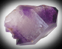 Quartz var. Amethyst with 8.60 carat triangular gemstone from Jackson's Crossroads, 46.5 km east of Athens, Wilkes County, Georgia
