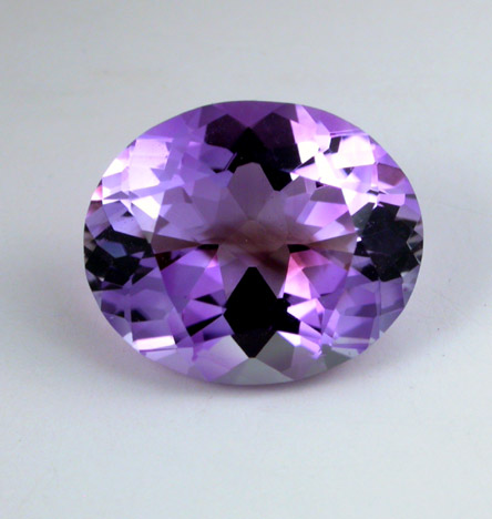Quartz var. Amethyst with 4.32 carat oval gemstone from Jackson's Crossroads, 46.5 km east of Athens, Wilkes County, Georgia