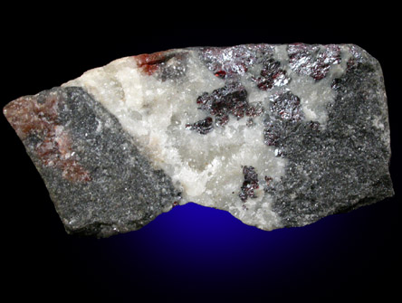 Pyrargyrite var. Ruby Silver from Mina Sud America, Caracoles District, Sierra Gorda, Chile