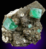 Fluorite on Muscovite from Erongo Mountains, Damaraland, Namibia