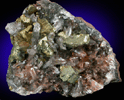 Chalcopyrite and Quartz from Broken Hill Mine, New South Wales, Australia