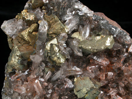 Chalcopyrite and Quartz from Broken Hill Mine, New South Wales, Australia