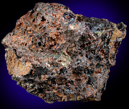 Jarosite in Limonite from Mammoth Mine, Tintic District, Juab County, Utah