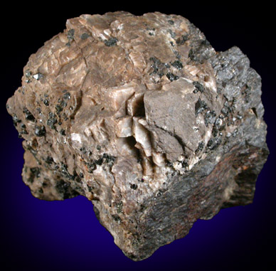 Fayalite var. Roepperite with Gahnite from Sterling Mine, Ogdensburg, Sterling Hill, Sussex County, New Jersey