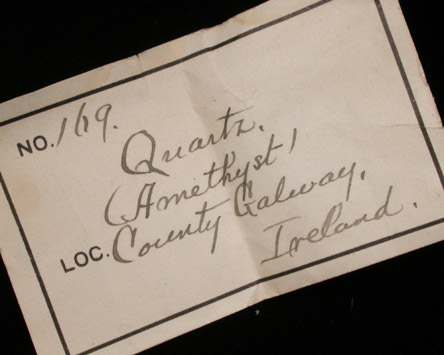 Quartz var. Amethyst from County Galway, Ireland
