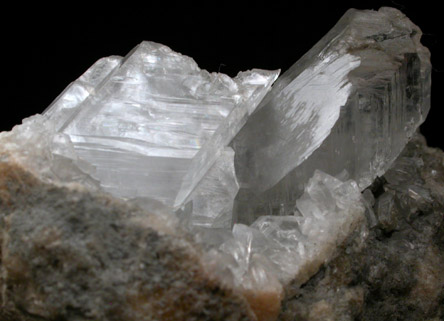 Gypsum var. Selenite from Grand Rapids, Kent County, Michigan