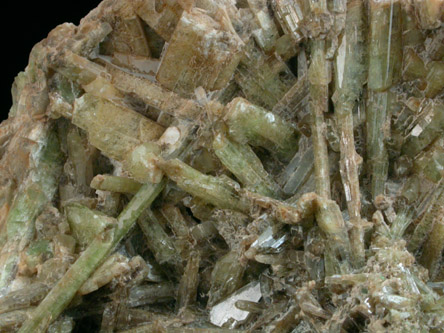 Diopside var. Malacolite from Orford Nickel Mine, 5.6 km southwest of Saint-Denis-de-Brompton, Qubec, Canada