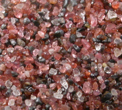 Magnetite and Almandine Garnet Sand from Fire Island, Nassau County, New York