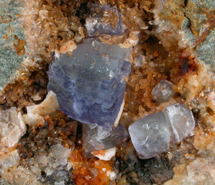 Fluorite from Somers, Tolland County, Connecticut