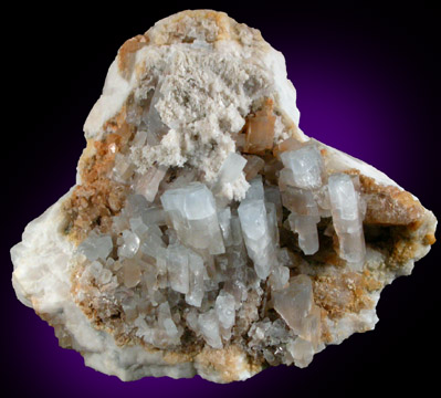 Barite with Quartz from Somers, Tolland County, Connecticut