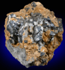 Bournonite, Siderite, Quartz from Cornwall, England (Type Locality for Bournonite)