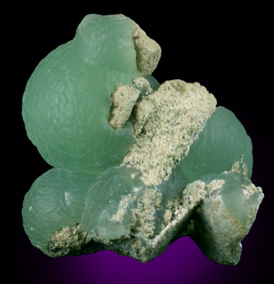 Prehnite from Upper New Street Quarry, Paterson, Passaic County, New Jersey