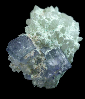 Fluorite, Quartz, Chrysocolla from Somers, Tolland County, Connecticut