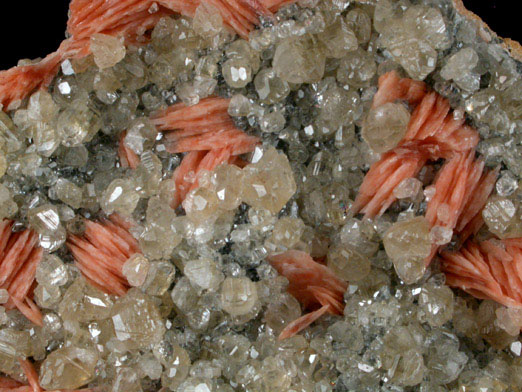 Cerussite, Barite, Galena from Mibladen, Haute Moulouya Basin, Zeida-Aouli-Mibladen belt, Midelt Province, Morocco