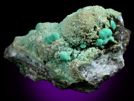 Malachite, Chrysocolla, Tenorite from Durango, Mexico