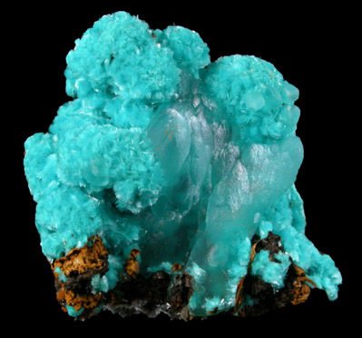 Smithsonite and Aurichalcite from 79 Mine, Banner District, near Hayden, Gila County, Arizona