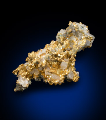 Gold and Quartz from Placer County, California
